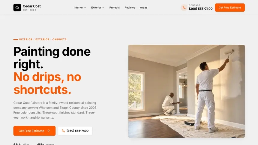 Painting Minimal Mail demo website thumbnail