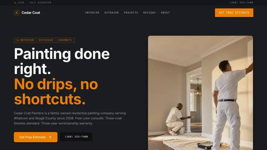 Painting Modern Finance demo website thumbnail