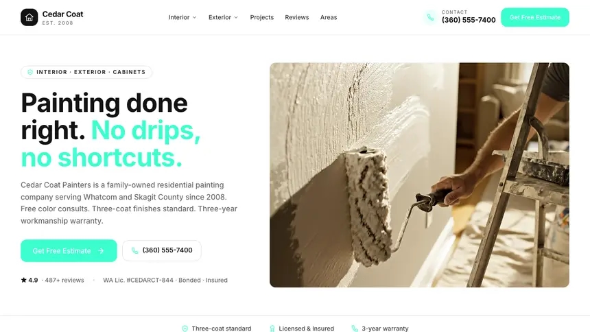 Painting Editorial Media demo website thumbnail