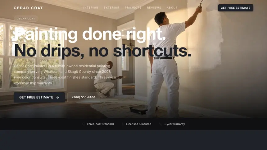 Painting Stark Minimal demo website thumbnail