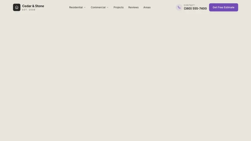 Roofing Sleek Premium demo website thumbnail