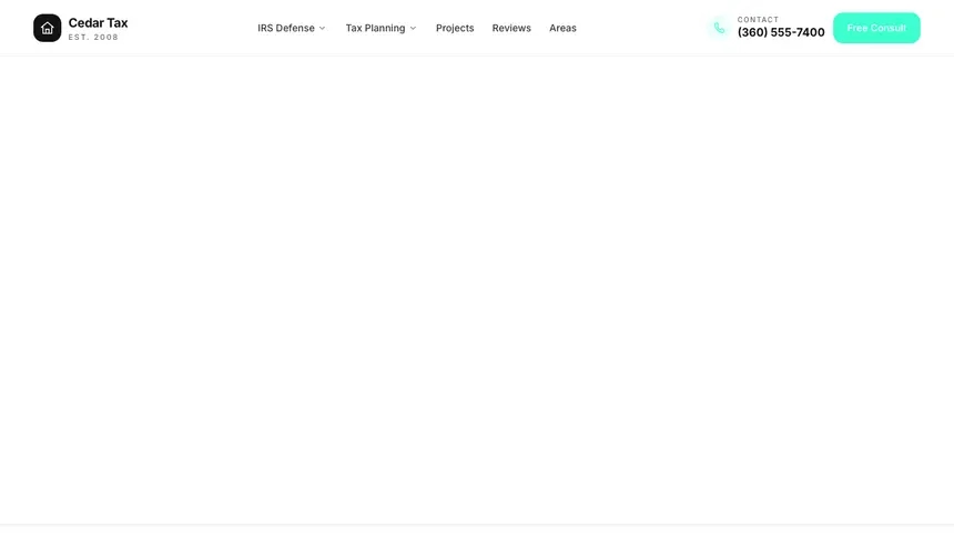 Tax Law Editorial Media demo website thumbnail